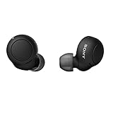 Sony Auriculares inalámbricos verdaderos WF-C500 (hasta 20 horas de duración de la batería con estuche de carga - Compatible con asistente de voz, micrófono incorporado para llamadas telefónicas, Bluetooth) Negro