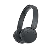 Auriculares de diadema inalámbricos Bluetooth Sony WH-CH520, sonido de , diseño ligero, 50 h de batería, carga rápida, ecualizador, llamadas nítidas, iOS y Android - Negro