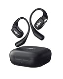 SHOKZ OpenFit Auriculares de oído Abierto inalámbricos con Bluetooth y micrófono, Impermeables IP54, Cómodo, Carga rápida-28h Duración de batería-para Llamadas Música Uso Diario, con Carrying Bag