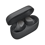 Jabra Elite 3 Auriculares Intrauditivos Bluetooth, Auriculares Inalámbricos con Diseño con Aislamiento de Ruido, 4 Micrófonos, Audio Personalizable y Modo Mono, Gris Oscuro, 6,41 x 2,85 x 3,46 cm